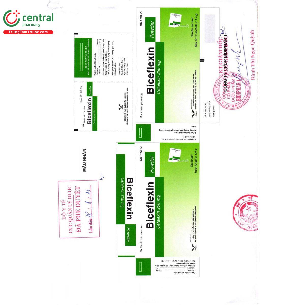 biceflexin powder 250mg 9 C0451