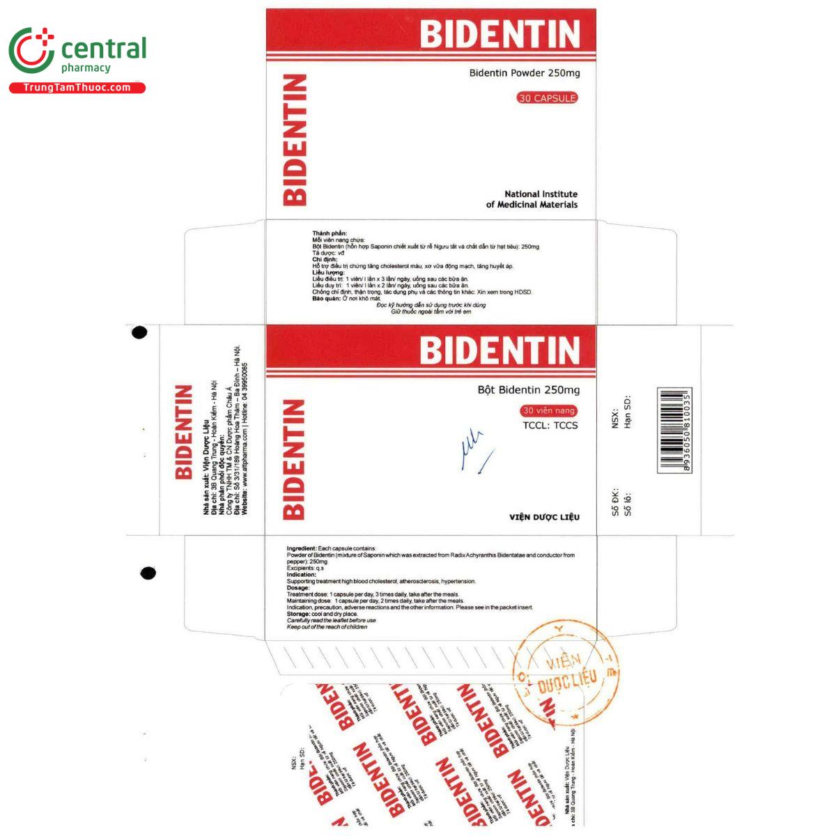 bidentin 250mg 2 E2227 bidentin 250mg 2 E2227
