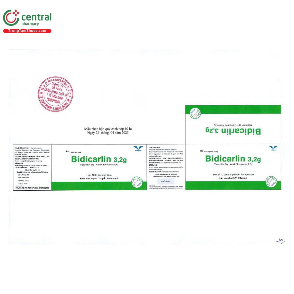 bidicarlin 3 2g 3 I3347