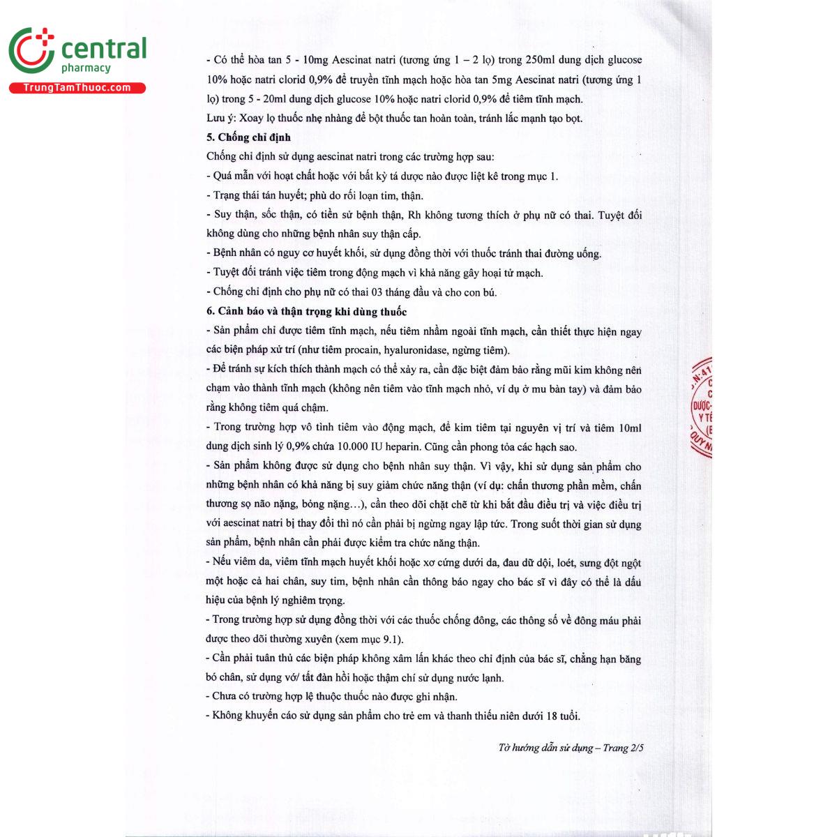 biesinax inj 5mg 3 G2824