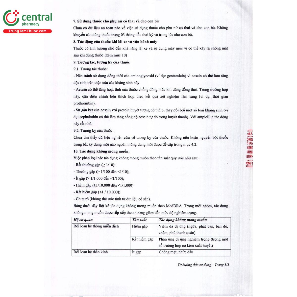 biesinax inj 5mg 4 V8031