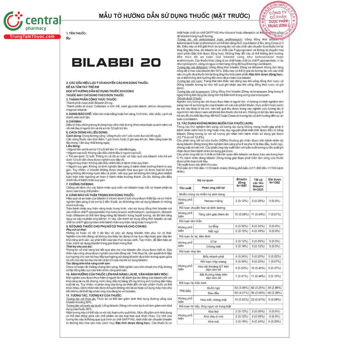 bilabbi 20 4 K4142