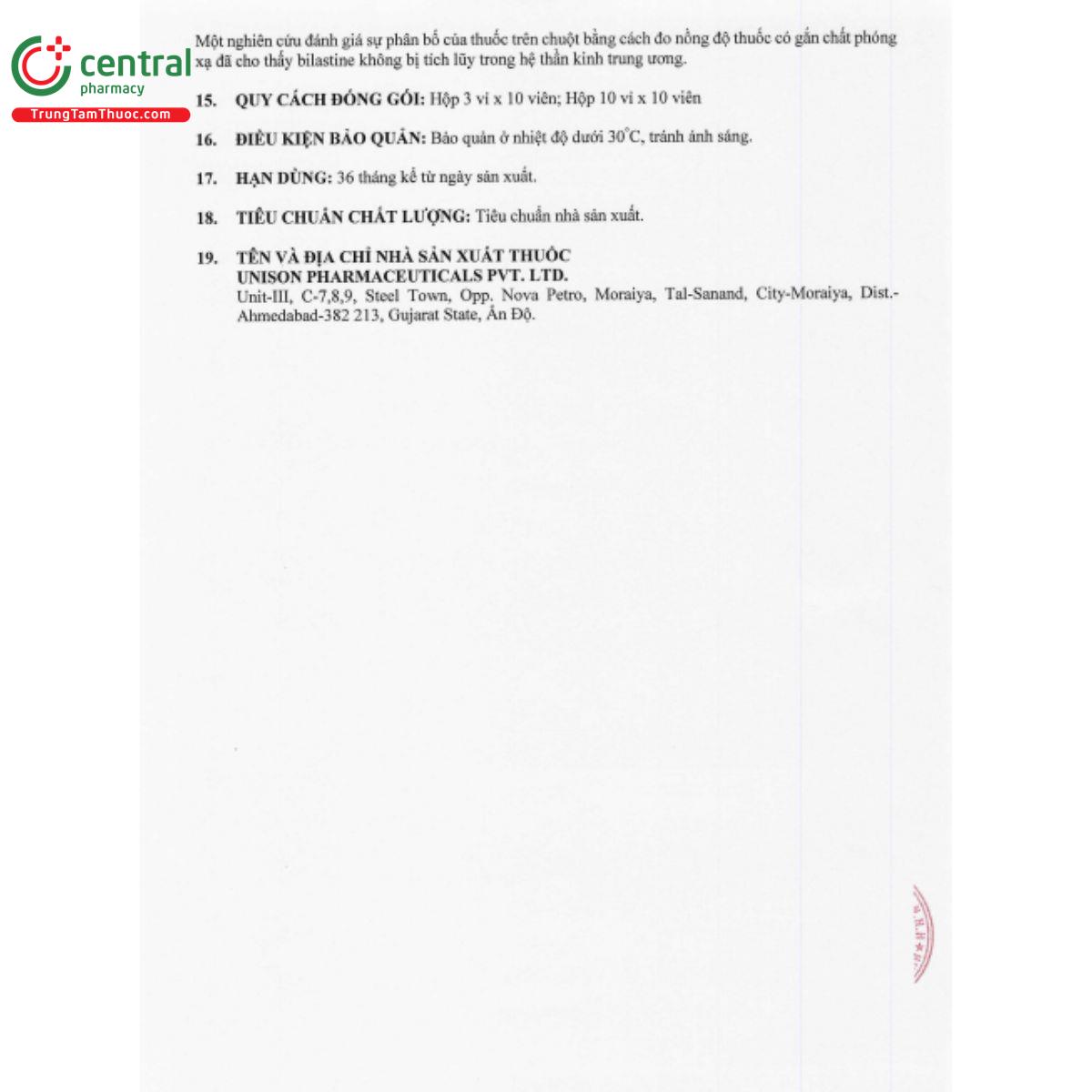 bilason 20mg 12 A0640