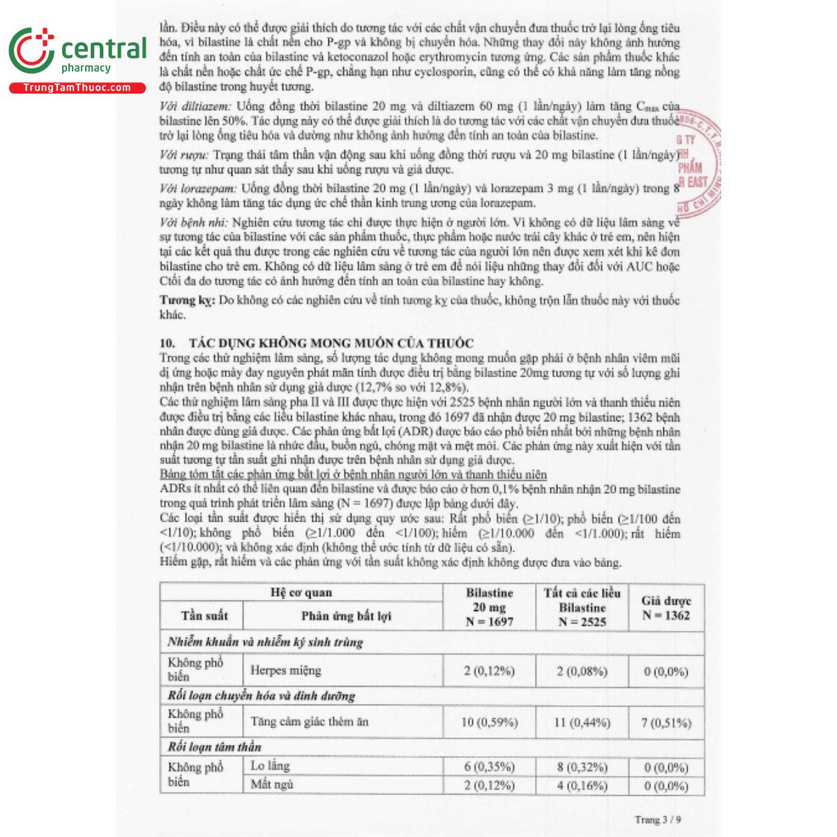 bilason 20mg 6 N5526