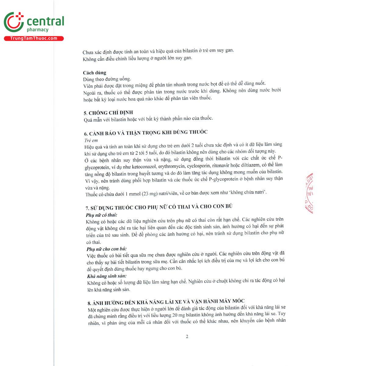 bilastatine 10mg 2 O6576 bilastatine 10mg 2 O6576