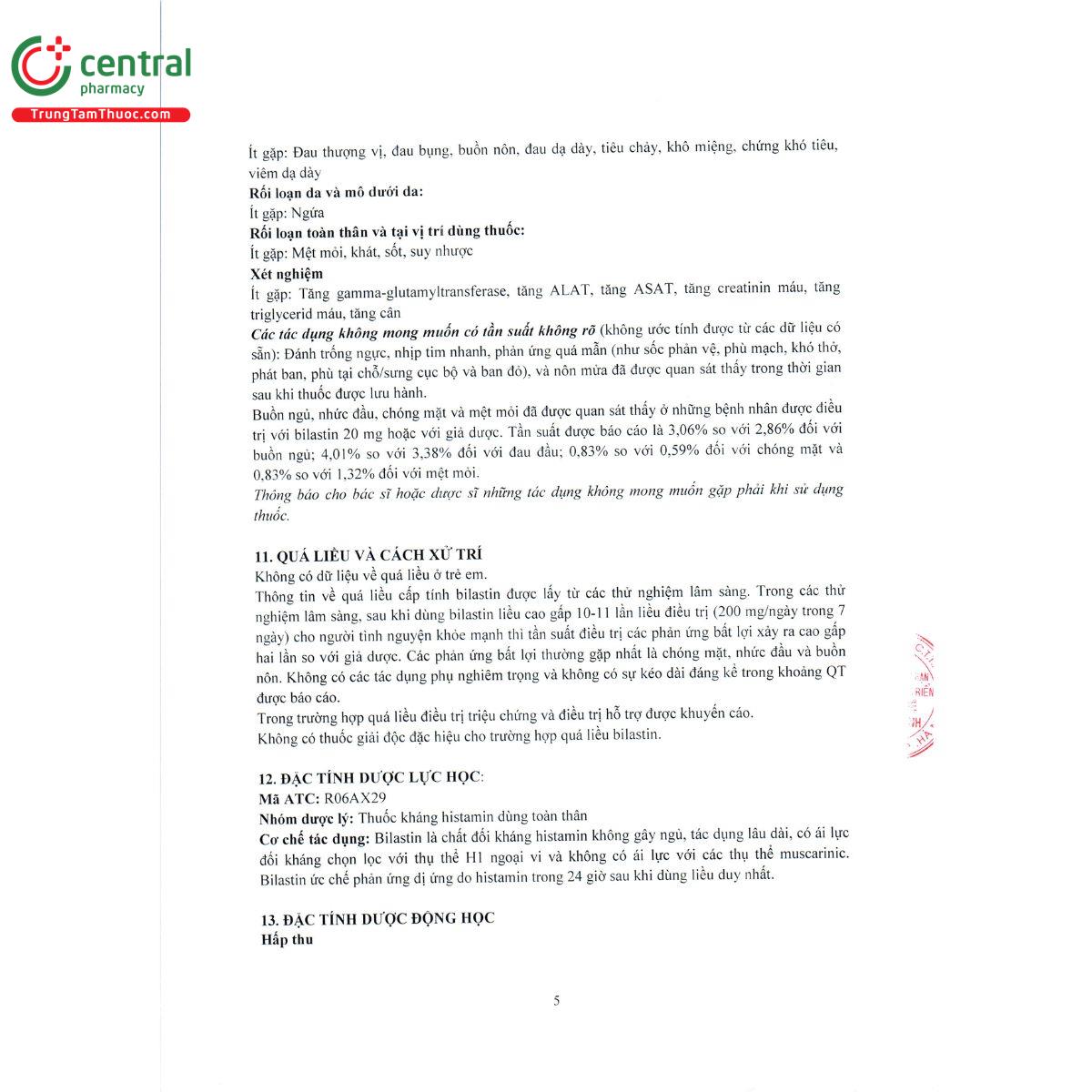 bilastatine 10mg 5 E1016 bilastatine 10mg 5 E1016