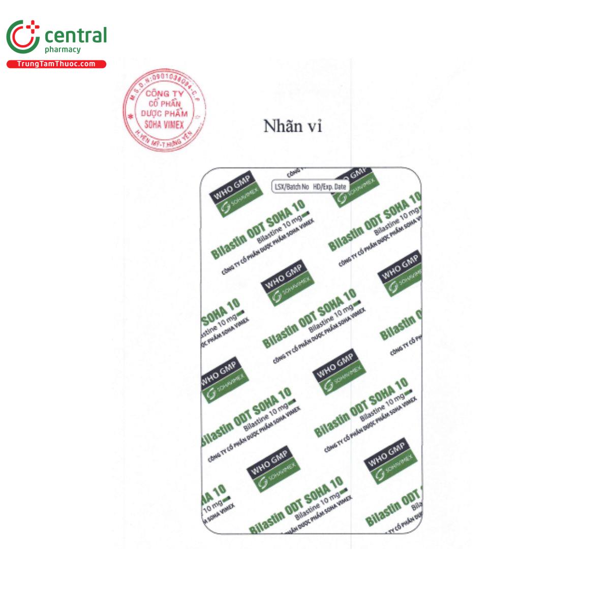 bilastin odt soha 10 6 M5530