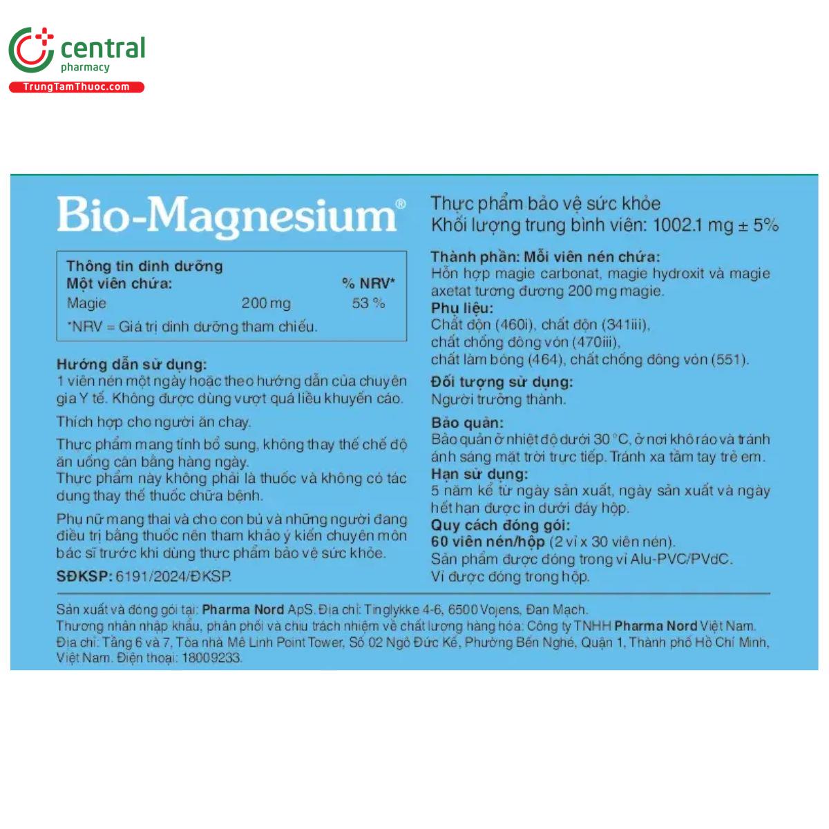 bio magnesium pharma nord 5 P6806