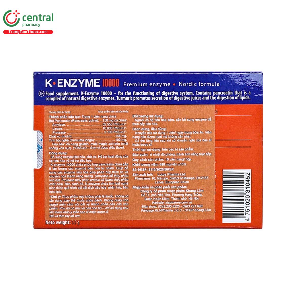 bioactive k enzyme 10000 3 S7146