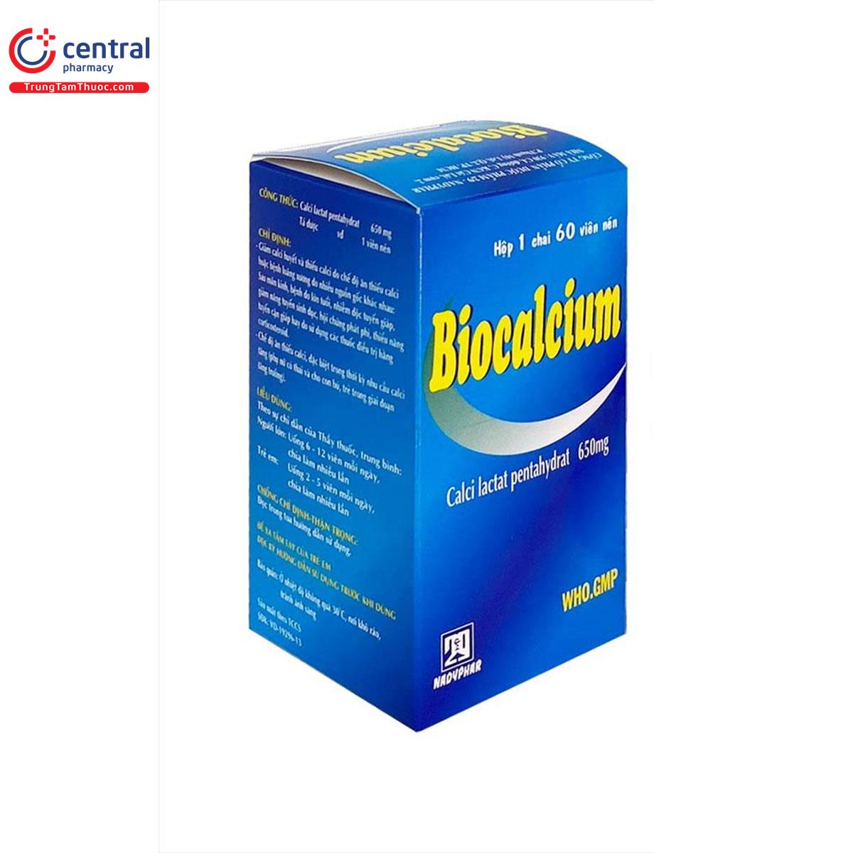 biocalcium chai 60 vien 3 M5383