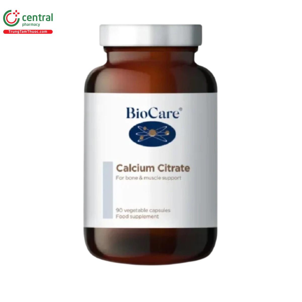 biocare calcium citrate 1 O5022