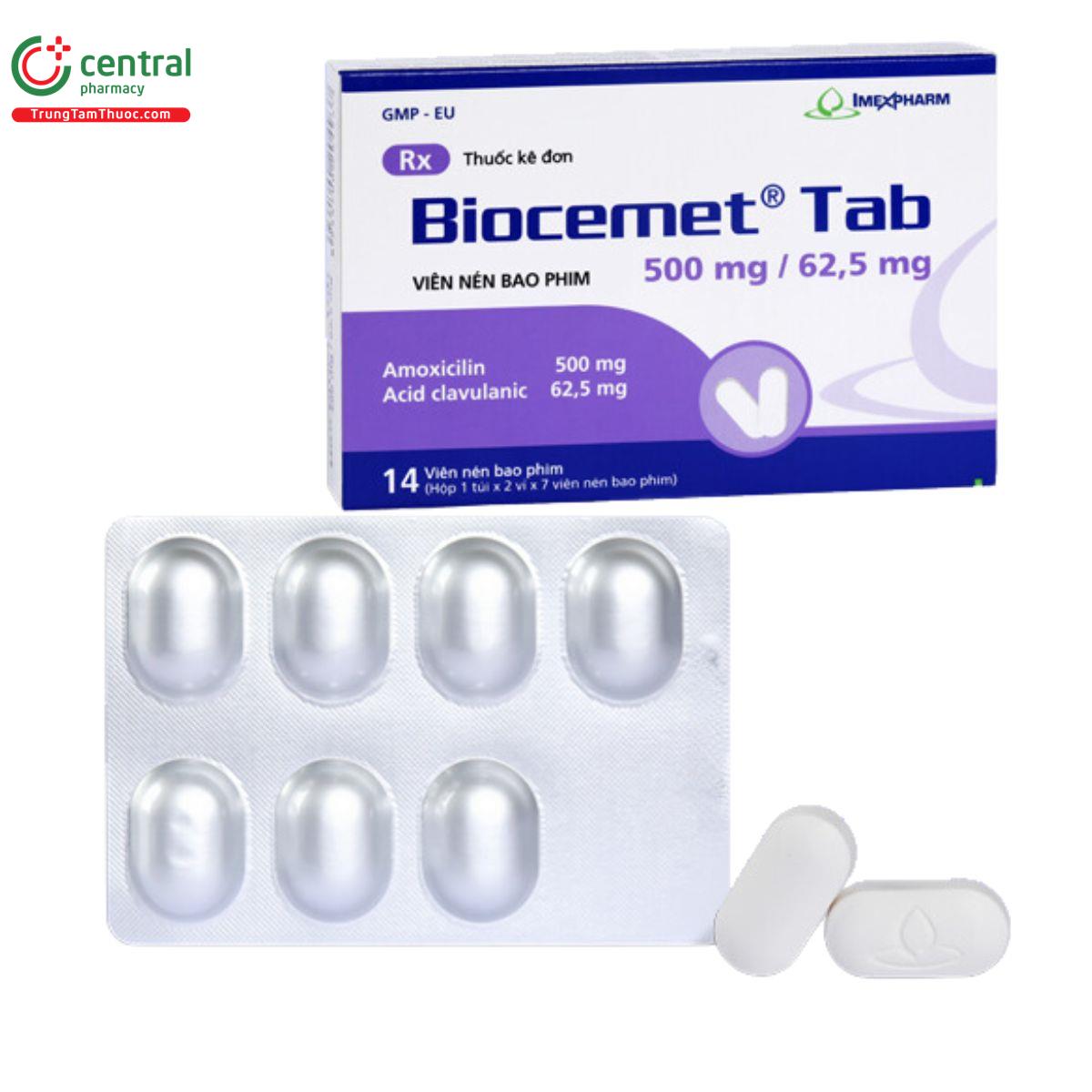 biocemet tab 500mg 625mg 1 E1777