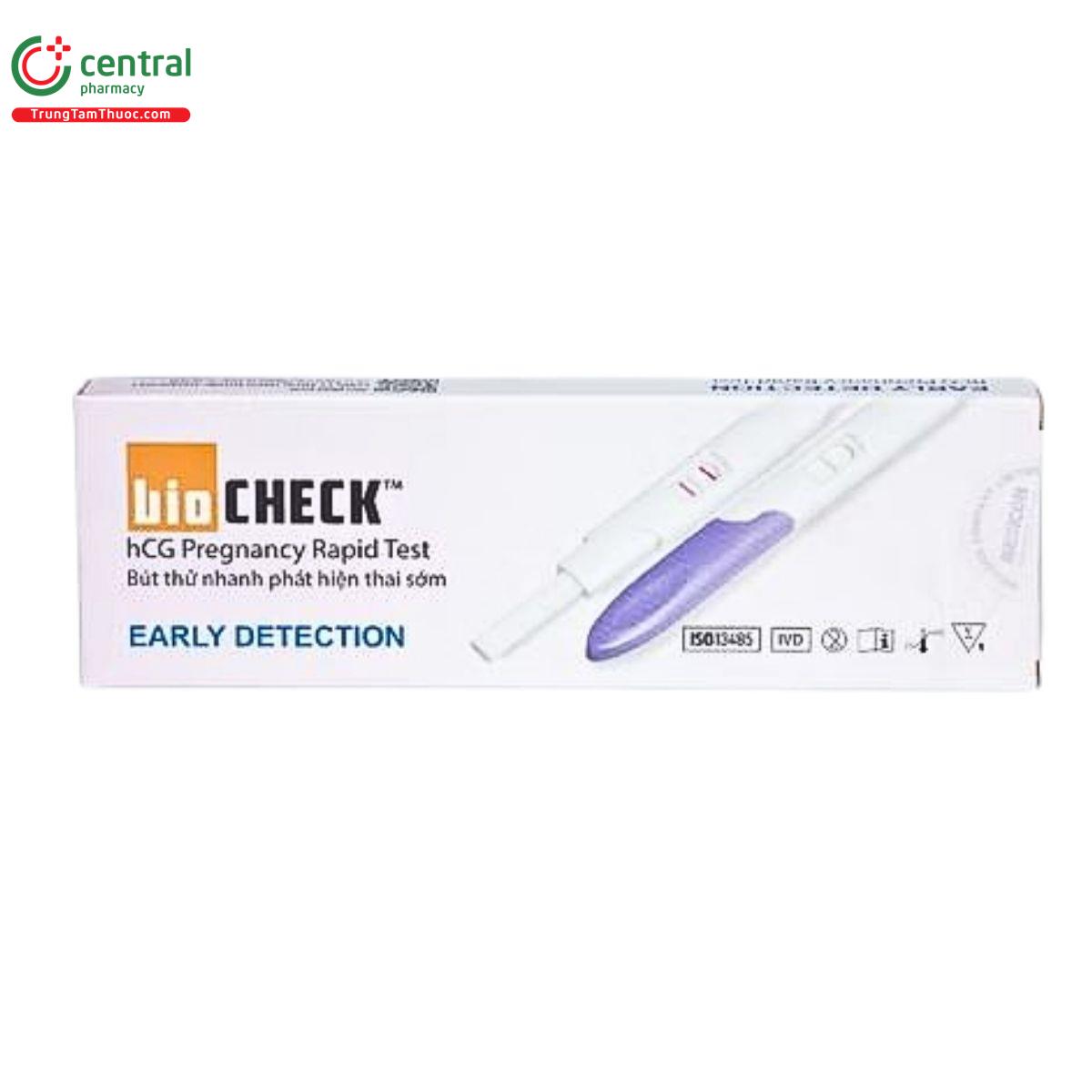 biocheck early detection hcg pregnancy rapid test 2 R7140