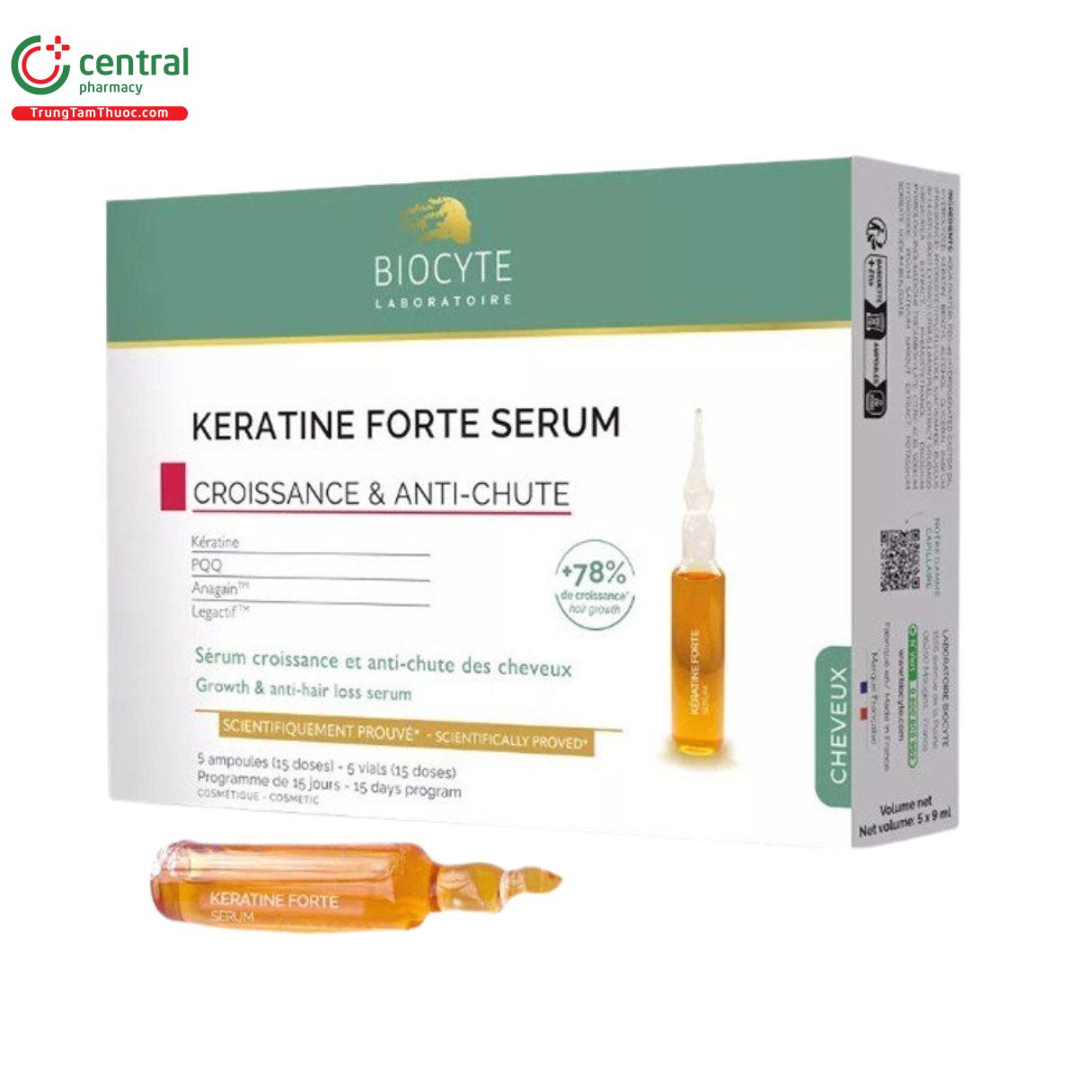 biocyte keratine forte serum 1 T7301