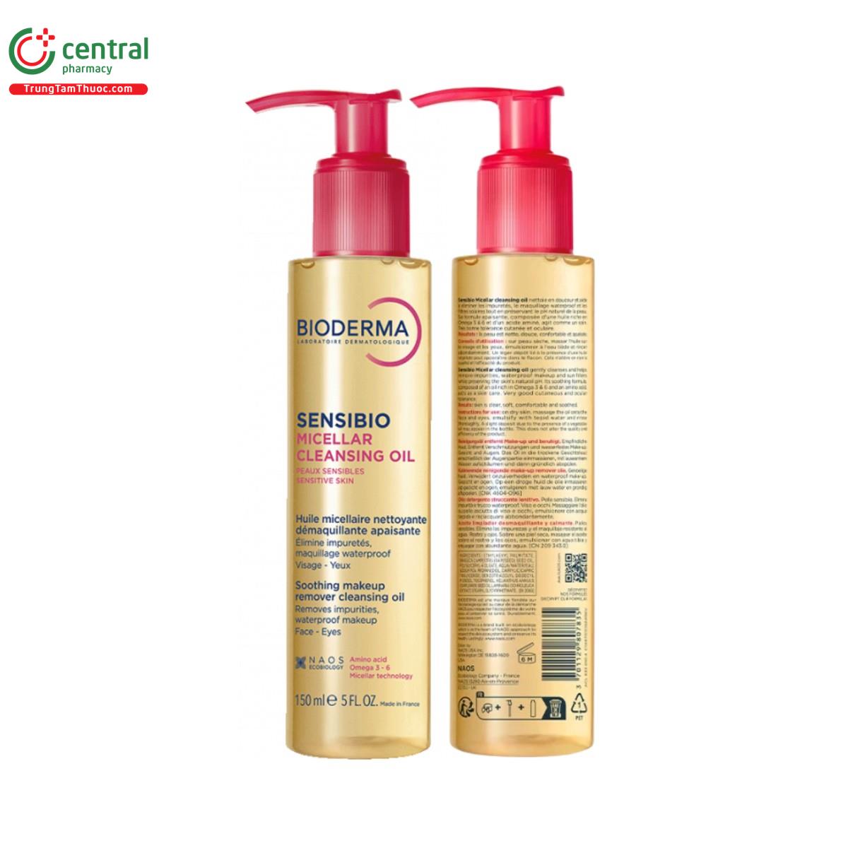 bioderma sensibio micellar cleansing oil 3 U8801