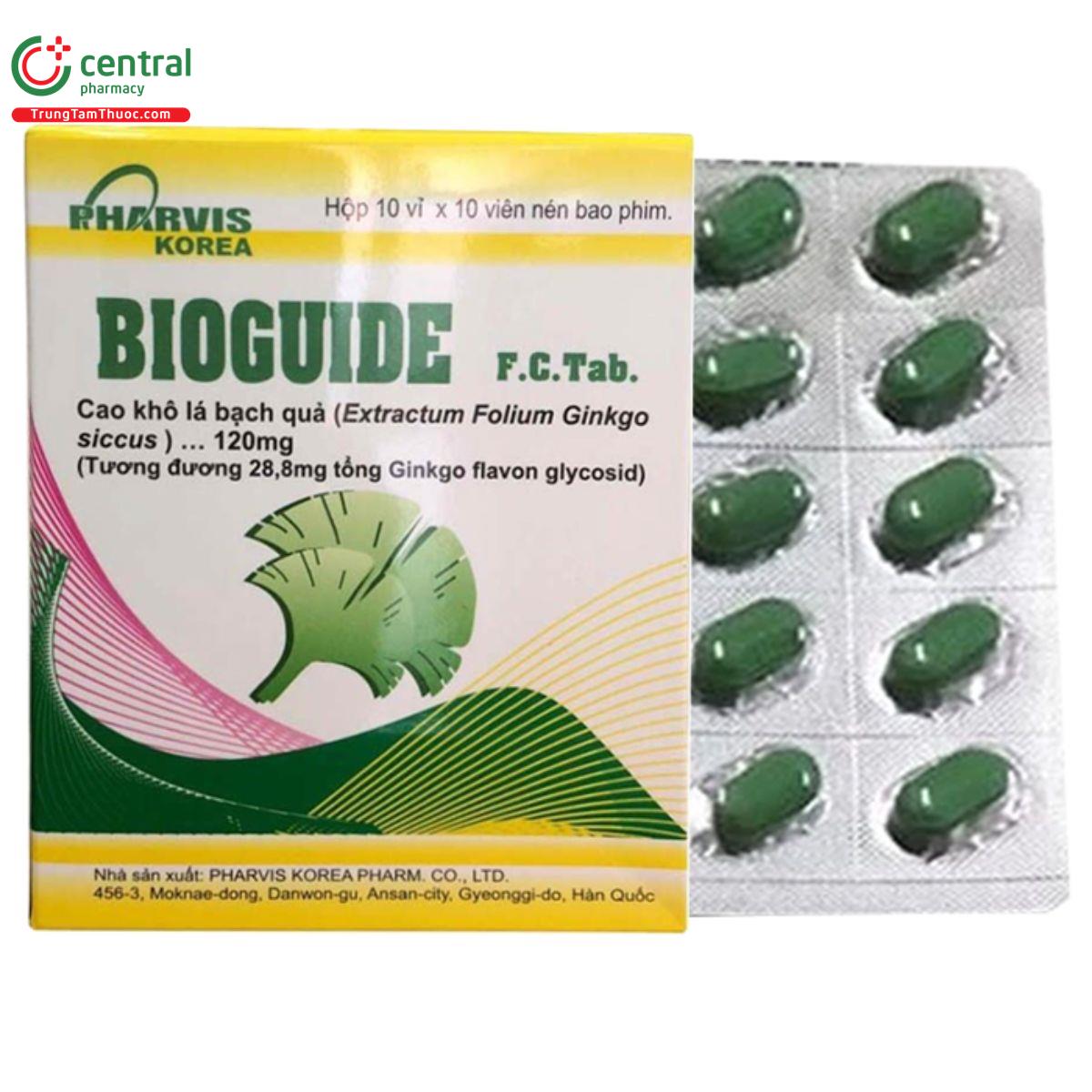 Thuốc Bioguide Film Coated Tablet - Điều trị thiểu năng tuần hoàn