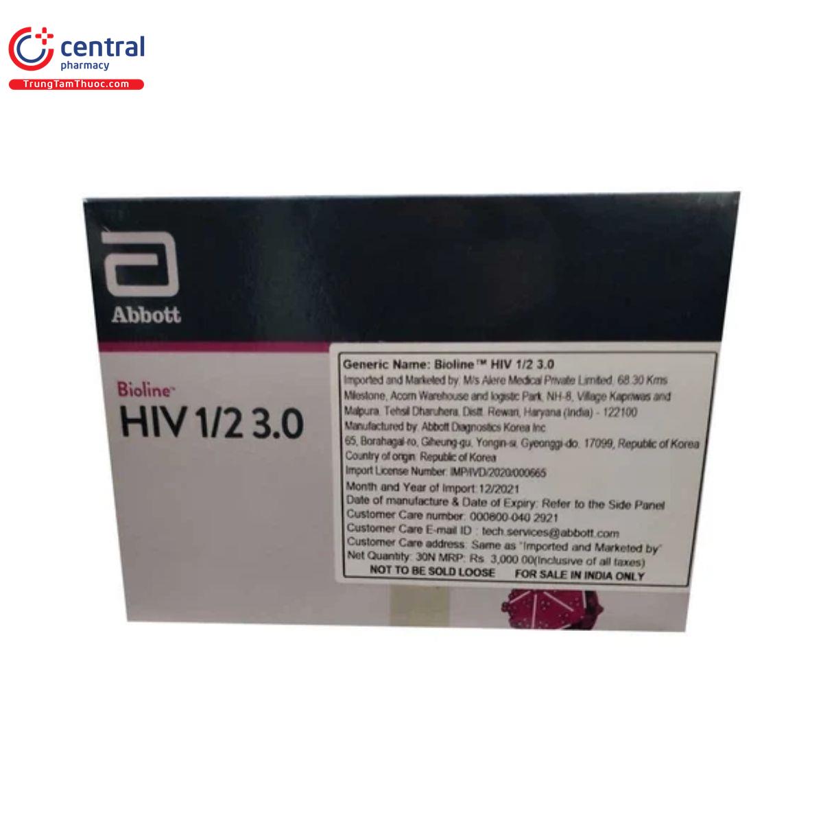 bioline hiv 1 2 30 10 P6725