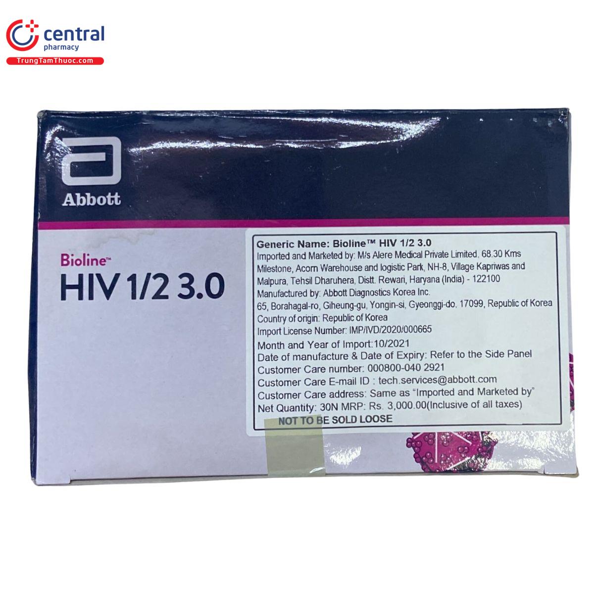 bioline hiv 1 2 30 9 K4756