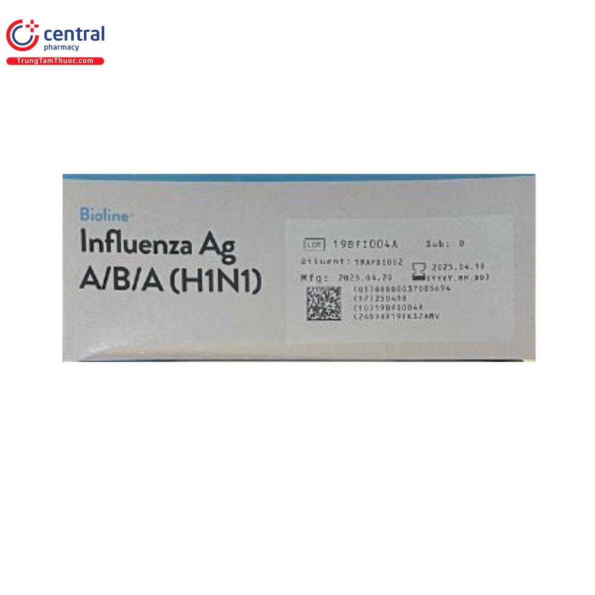 bioline influenza ag a b a h1n1 3 H3343