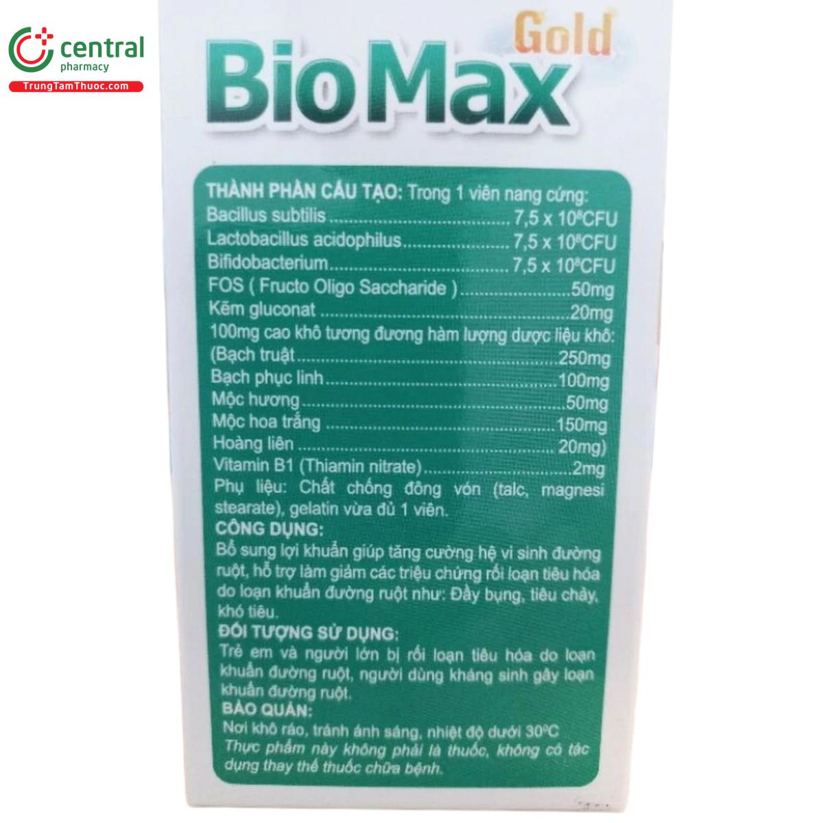 biomax gold 4 D1800