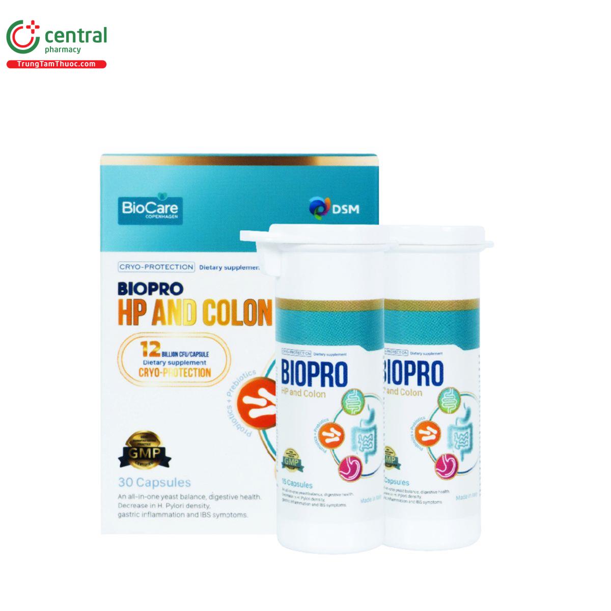 Thuốc Biopro HP And Colon hỗ trợ cân bằng hệ vi sinh đường ruột