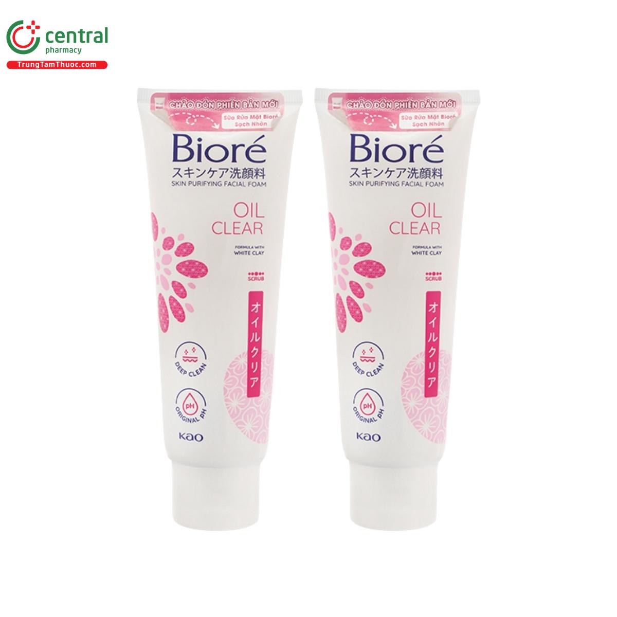 biore skin purifying facial foam oil clear 3 C0717