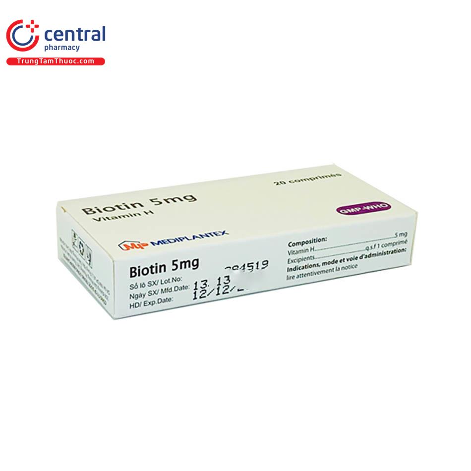 biotin 5mg mediplantex 5 C1874