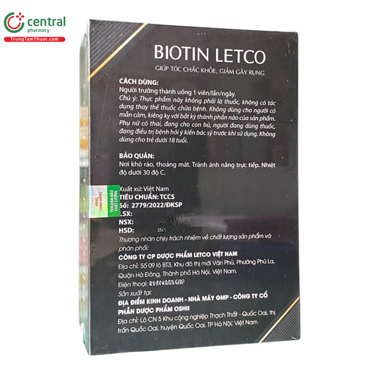 biotin letco 5 Q6051 biotin letco 5 Q6051