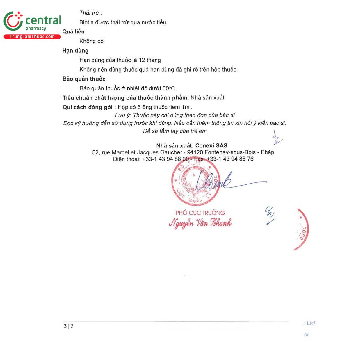 biotine bayer 0 5 pour cent 9 U8837