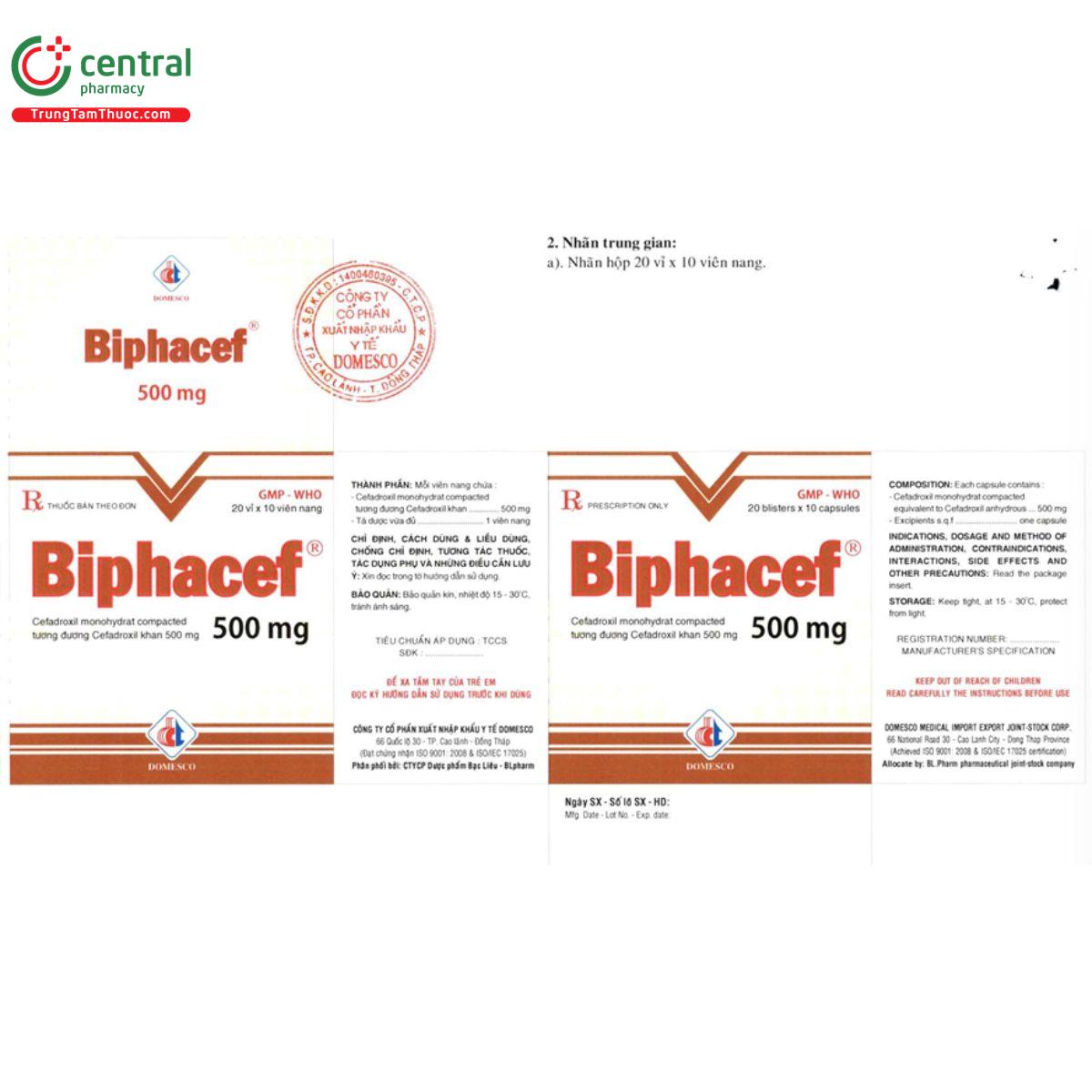 biphacef 500mg 3 H3424 biphacef 500mg 3 H3424