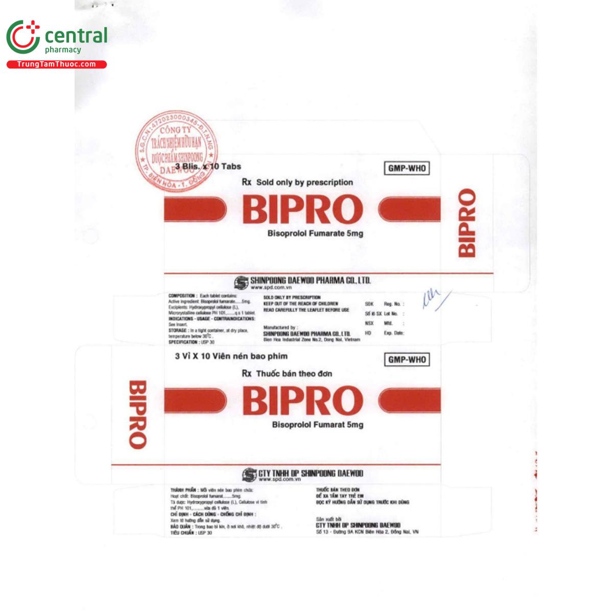 bipro 5mg 4 K4188 bipro 5mg 4 K4188