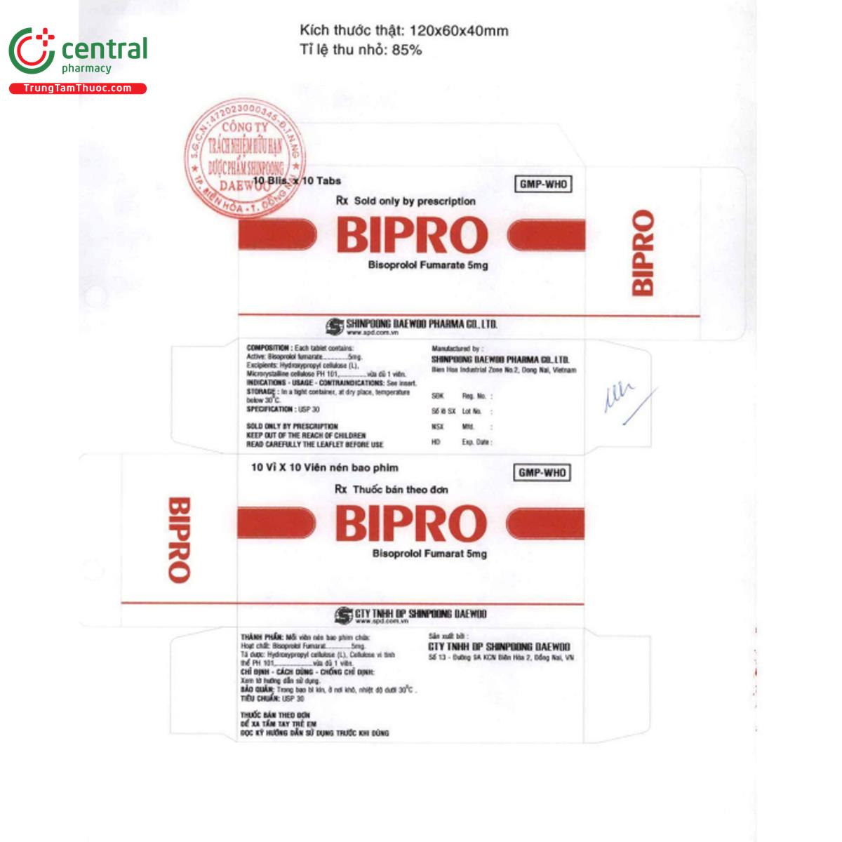 bipro 5mg 5 F2438 bipro 5mg 5 F2438