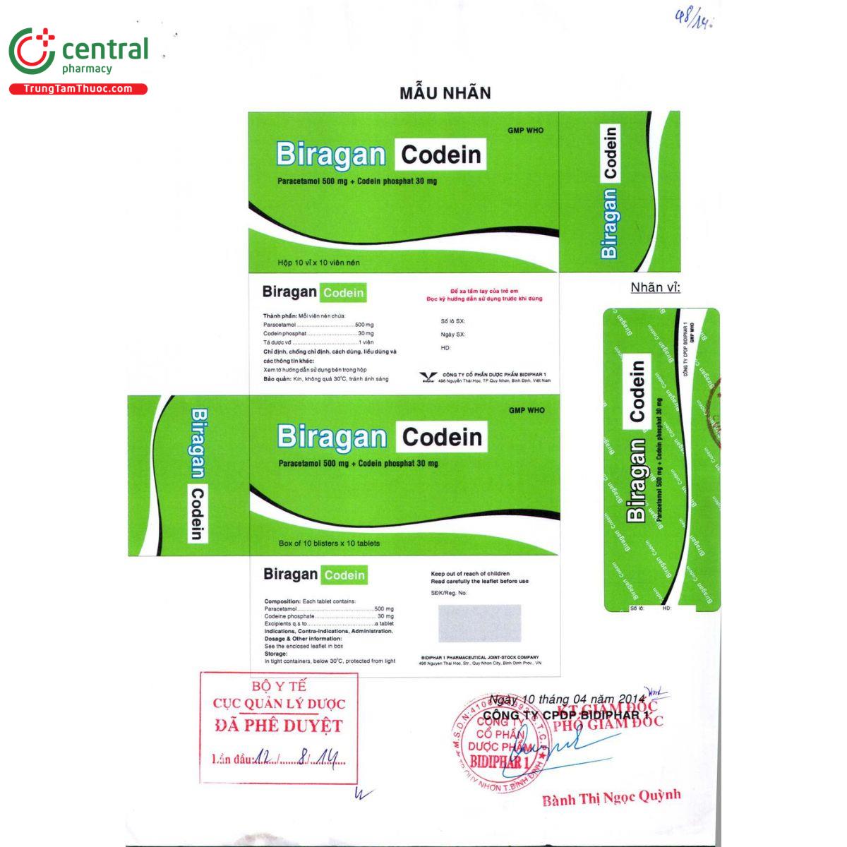 biragan codein 2 T7647 biragan codein 2 T7647