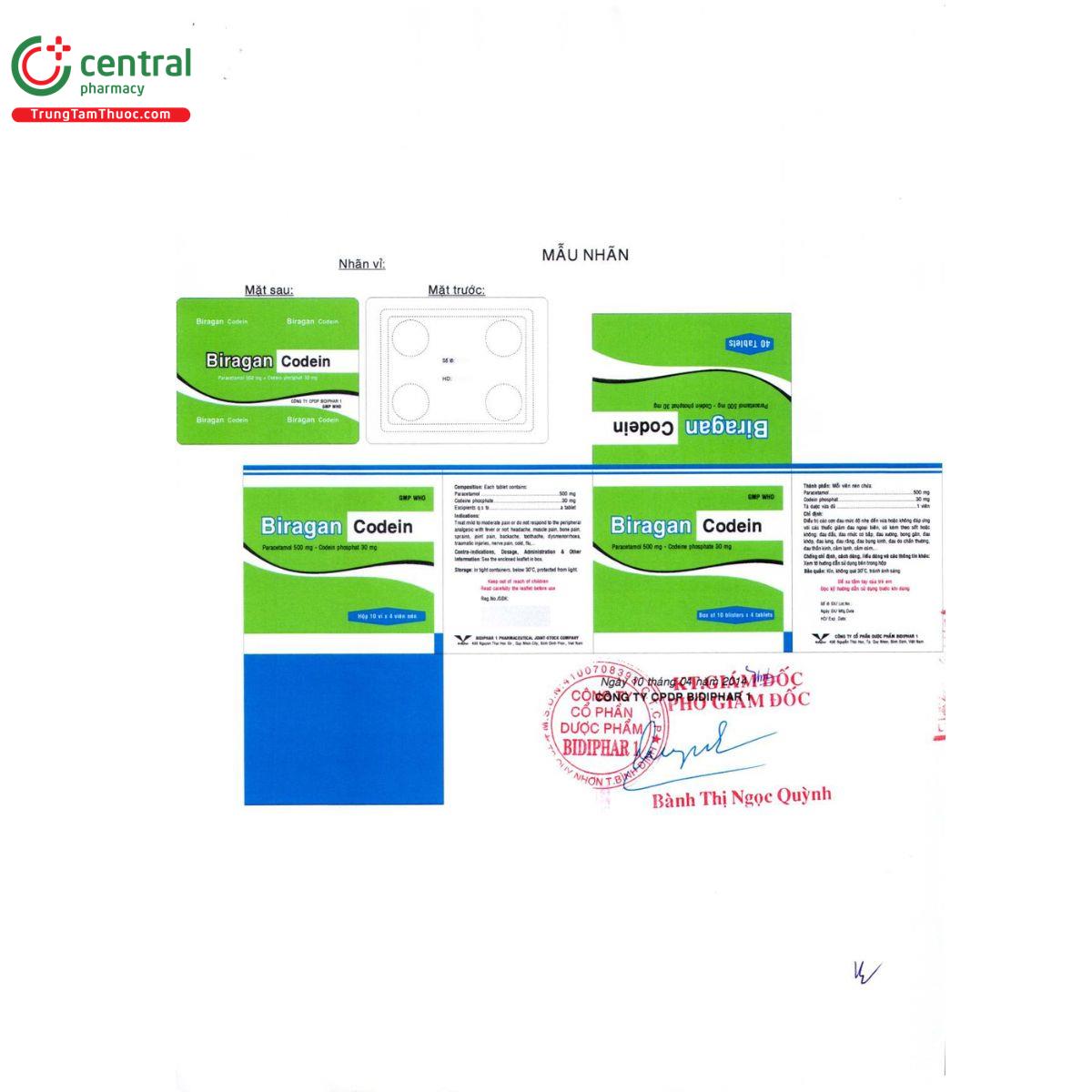 biragan codein 4 F2461 biragan codein 4 F2461