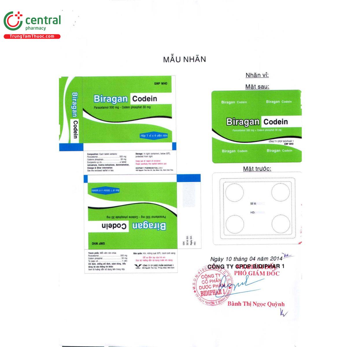 biragan codein M5202 biragan codein M5202