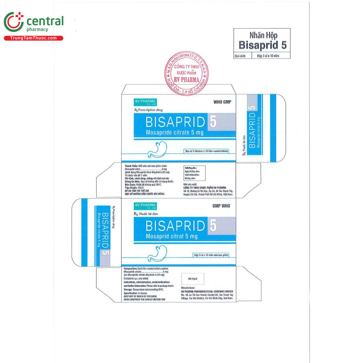 bisaprid 5mg 2 B0000