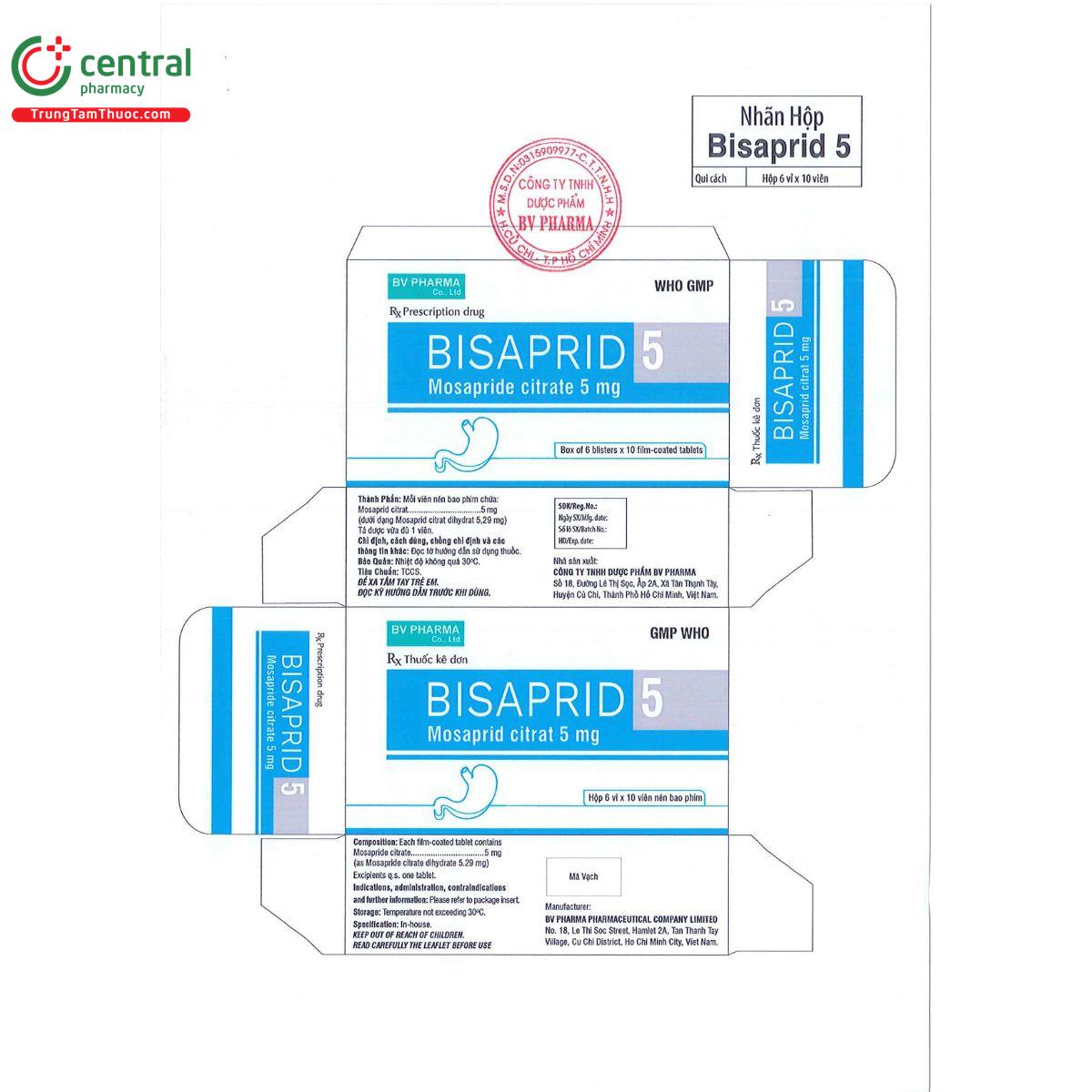 bisaprid 5mg 3 O5224