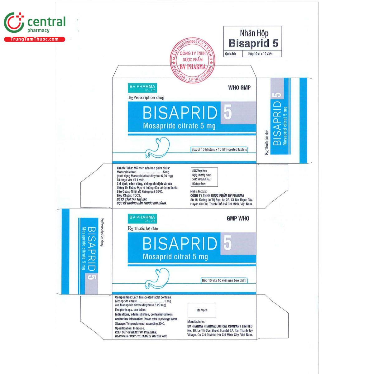 bisaprid 5mg 4 L4184
