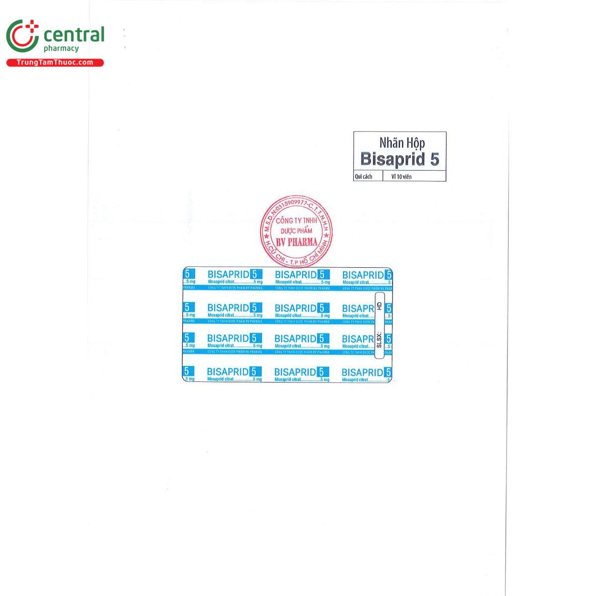 bisaprid 5mg 5 S7574
