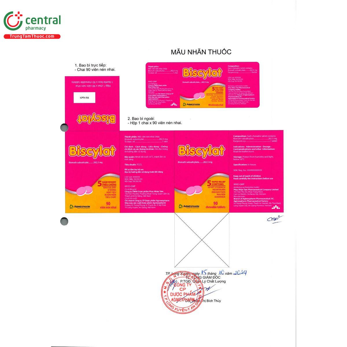 biscylat 262 5mg 12 E1412