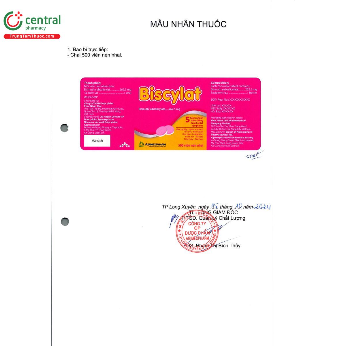 biscylat 262 5mg 16 J3871