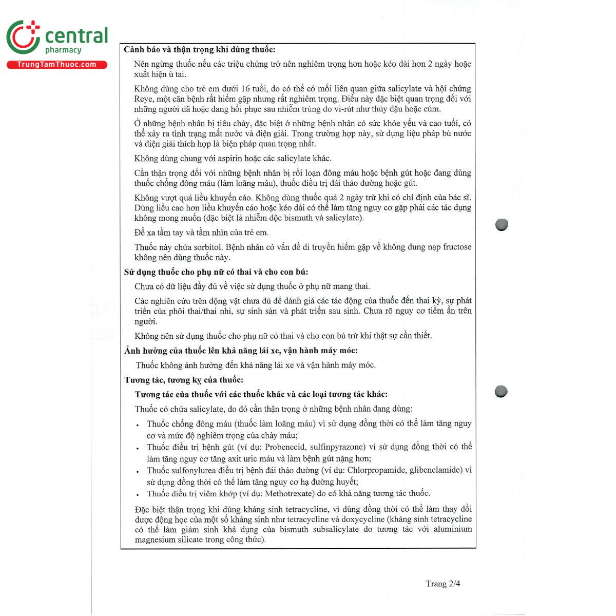 biscylat 262 5mg 18 V8374