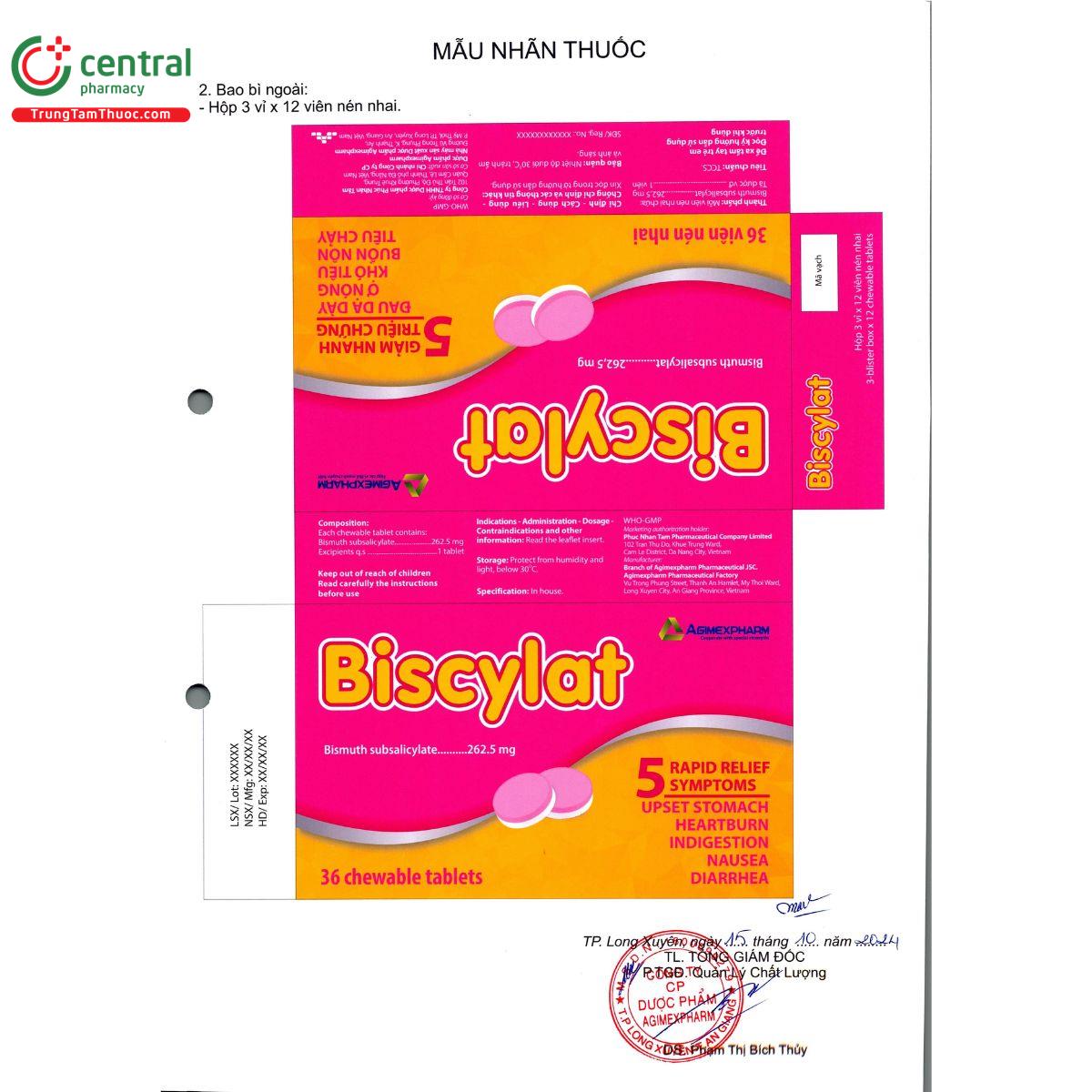 biscylat 262 5mg 2 S7270