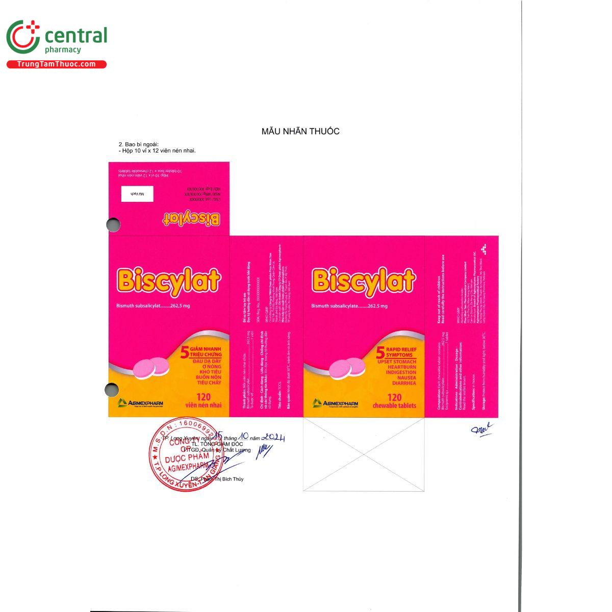 biscylat 262 5mg 6 F2080