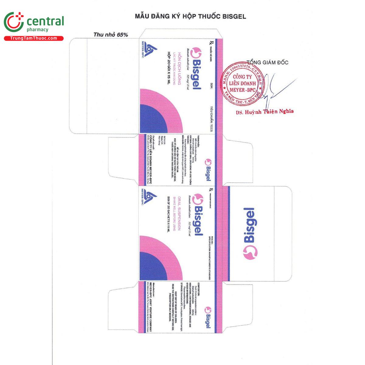bisgel 525mg 1 P6415