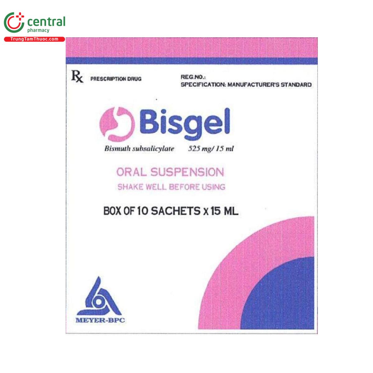 bisgel 525mg 14 F2518