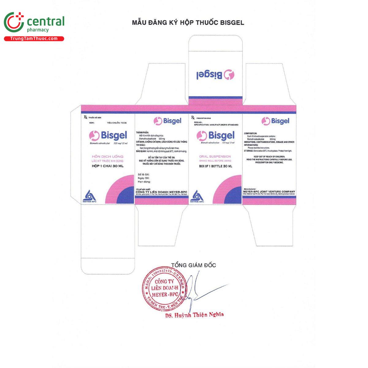 bisgel 525mg 4 T7625