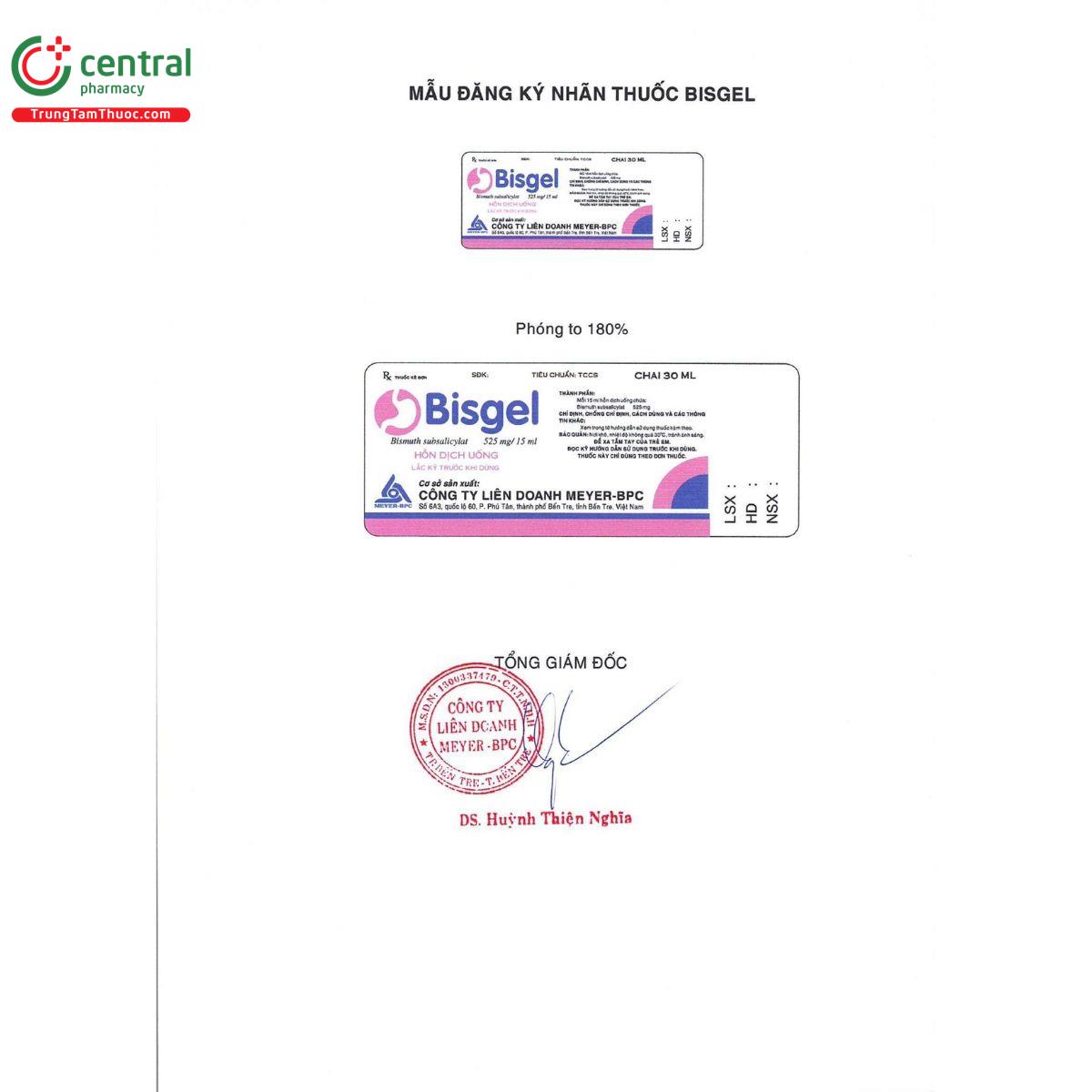 bisgel 525mg 5 H3204