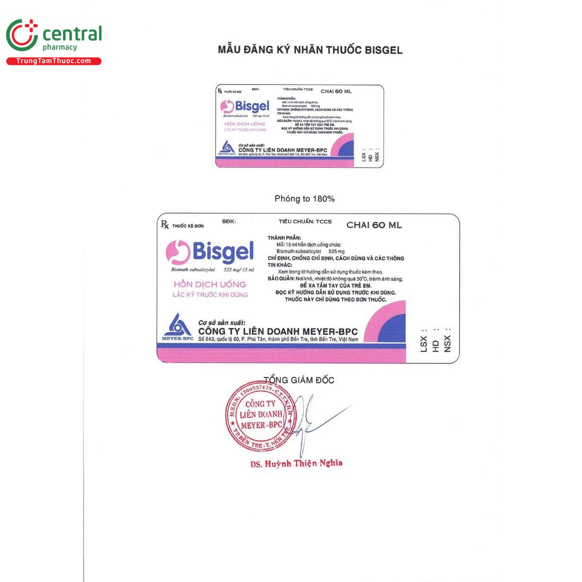 bisgel 525mg 7 B0836