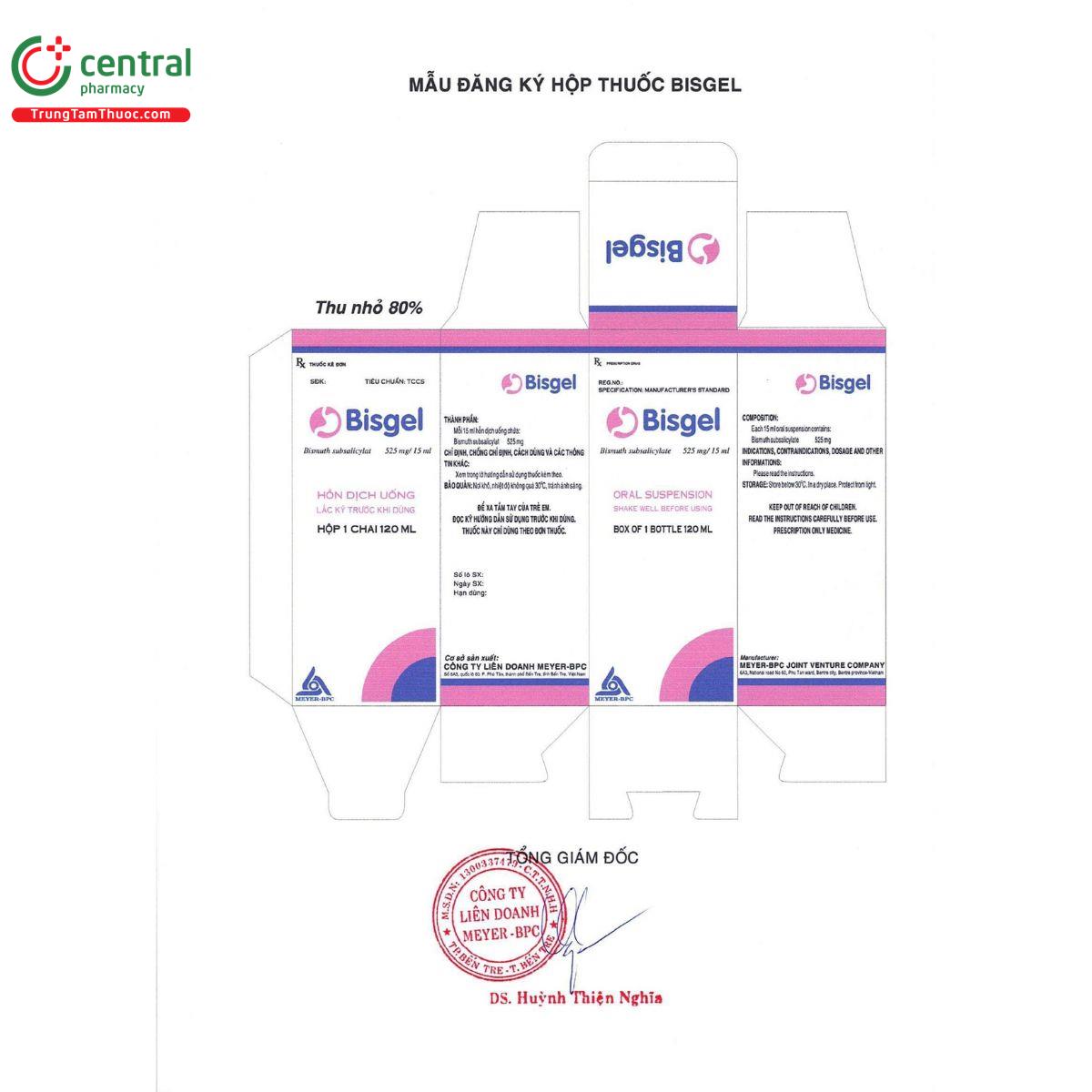 bisgel 525mg 8 A0382